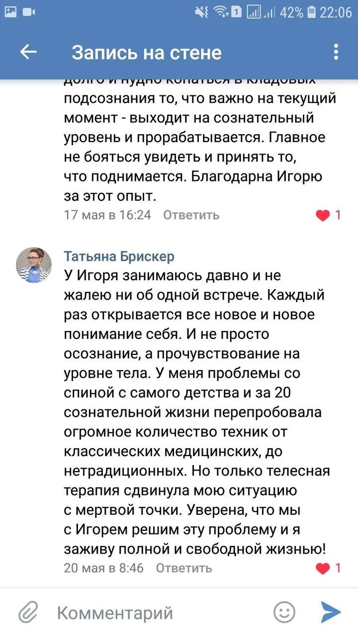 Отзыв: Татьяна Брискер